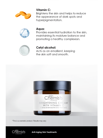 skinChemists Aufhellende Creme mit Vitamin C 50ml