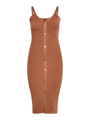 NAEMI Damen Kleid in Braun Melange