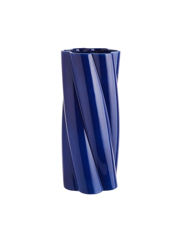 Butlers Vase Höhe 30cm TWIST in Blau