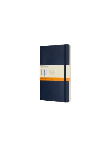 Moleskine Notizbuch mit weichem Einband, 70g-Papier, Liniert "Classic" in Saphir