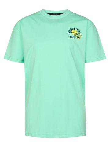 Petrol Industries T-Shirt mit Grafik-Rückenprint Costa in Grün
