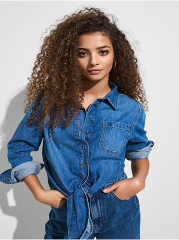 ONLY Jeanshemd in Medium Blue Denim
