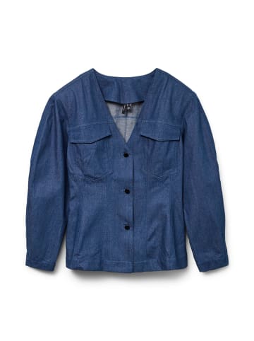 Vero Moda Hemdjacke in Blue Indigo