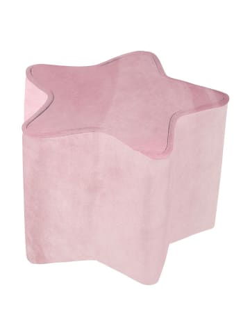 roba Kinderhocker in Sternform gepolster, in pink