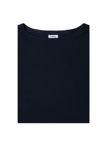 Cecil Langarmshirt in universal blue