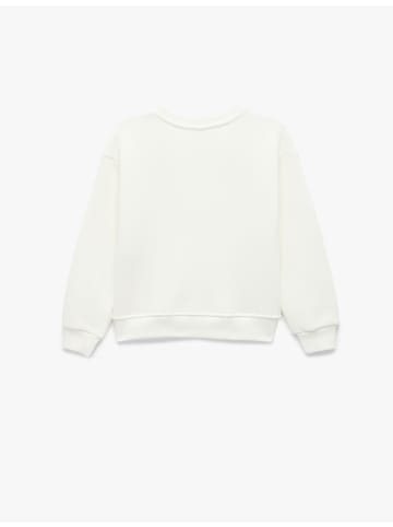 KOTON SWEATSHIRTS in Ekru