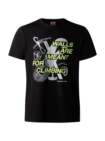 The North Face M OUTDOOR S/S GRAPHIC TEE in Schwarz