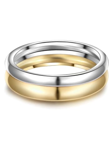 Glanzstücke München Ring Sterling Silber in silber/gelbgold