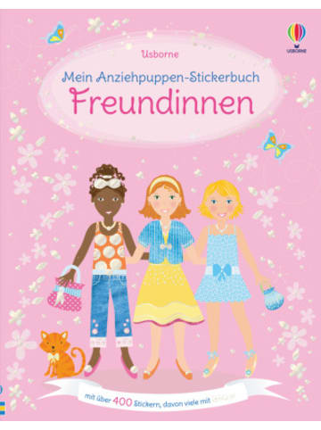 Usborn Buch - Mein Anziehpuppen-Stickerbuch: Freundinnen