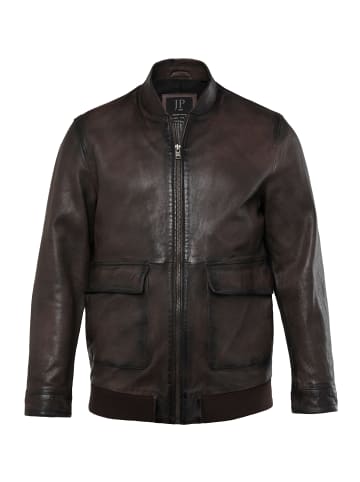 JP1880 Lederjacke in mahagonibraun
