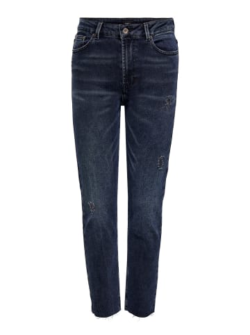 ONLY Jeans ONLEMILY HW ST RW CR AK MAE546 regular/straight in Blau