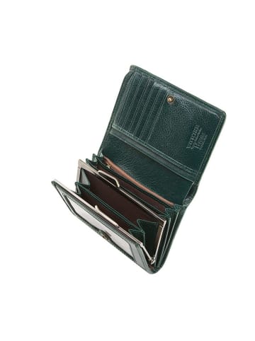 Wittchen Wallet Verona Collection (H) 9,5 x (B) 12 cm in Dunkelgrün