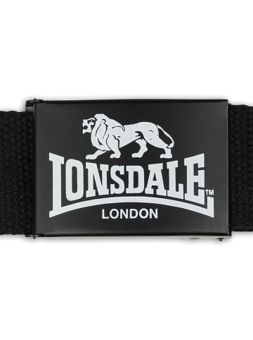 Lonsdale Gürtel "Starbotton" in Schwarz