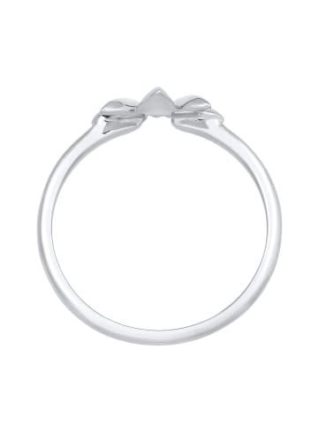 Elli Ring 925 Sterling Silber Blatt in Silber