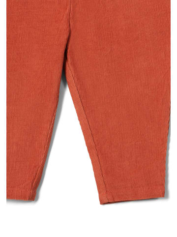 Little Green Radicals Organic Cotton and Corduroy Trousers in Orange