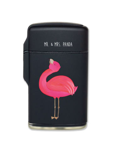 Mr. & Mrs. Panda sturmfeuerzeug Flamingo Stolz ohne Spruch in Schwarz