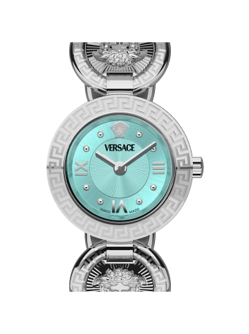 Versace Analoguhr für Damen in silber