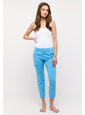 ANGELS  Hose Hose Cici Crop Slit Cargo mit Summer Cotton in azurblau