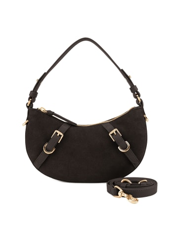 Les Visionnaires Enya Schultertasche Leder 26 cm in chocolate brown