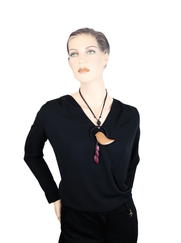 collezione alessandro Lange Kette " Desna " in braun