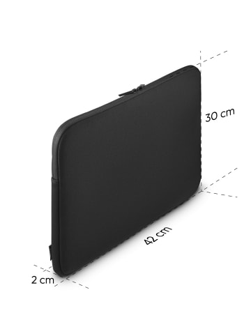 Hama Laptop-Sleeve Neoprene,36-40 cm (14,1"-15,6"), Schwarz