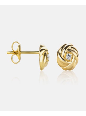 Diamant L'éternel Ohrringe aus 585 Gelbgold