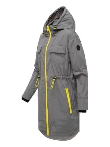 Marikoo Kurzmantel Trüffelbonbon 16 in Grey