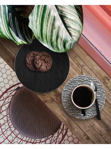 Seltmann Weiden 6er Set Espressotassen mit Untertassen Life Fashion 90 ml in Glamorous Black