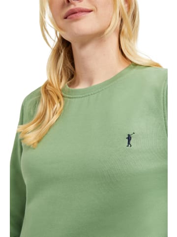 Polo Club Sweatshirt in Grüner Loden