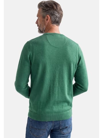 Redmond Pullover Basic in Dunkelgrün