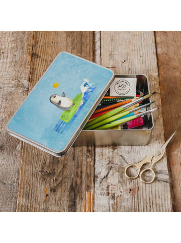 Mr. & Mrs. Panda Keksdose Pinguin Surfer ohne Spruch in Eisblau