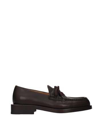 Braun Leder Slip-On Loafer