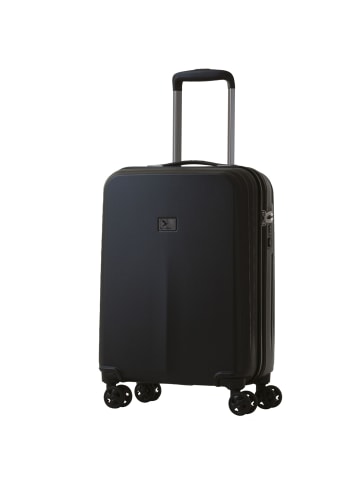 Pack Easy Genius 4 Rollen Kabinentrolley S 54 cm in schwarz