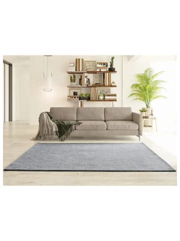 Atticgo Waschbarer Kurzflor-Teppich CORALINE in silber