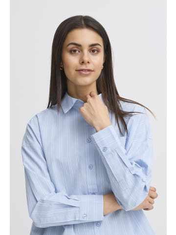 Fransa Langarm - Hemd FRFIBE Box fit in Cashmere Blue Art