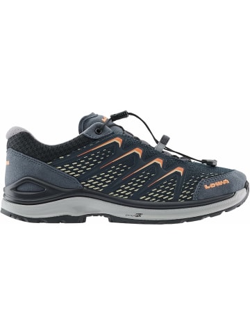 LOWA SHOES "MEADOW GTX LO SL Ws" in stahlblau/pfirsich