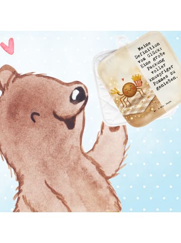 Mr. & Mrs. Panda Topfhalter Spinne Agathe Pommes Design mit Spruch in Weiß