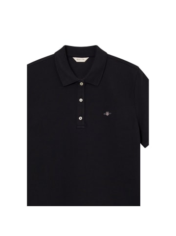 Gant Poloshirt Reg Shield SS Pique XT in schwarz