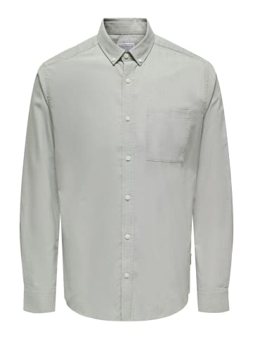 ONLY & SONS Oxford Hemd in Sea Spray