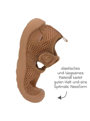 Lässig Bade-Schuh LSF Beach Sandals - Almond in braun