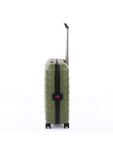 Roncato Box 4.0 4 Rollen Kabinentrolley 55 cm mit Dehnfalte in militare