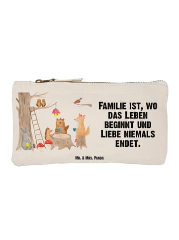 Mr. & Mrs. Panda Mäppchen Waldtiere Picknick mit Spruch in Weiß
