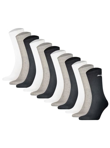 Puma Socken 12er Pack in Schwarz/Weiß/Grau
