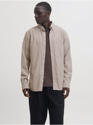 Jack & Jones Flanellhemd in Oatmeal