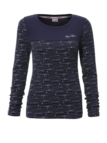 Kangaroos Langarmshirt in blau