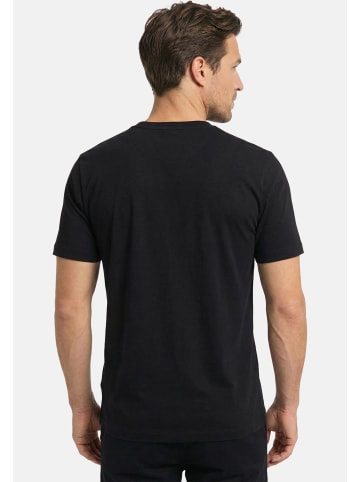 Casa moda T-Shirt Basic in Blau / schwarz