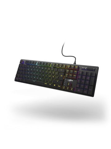 Gaming-Tastatur Exodus 910 Low Profile, QWERTZ DE, Schwarz