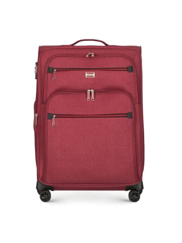 Wittchen Suitcase from polyester material (H) 70 x (B) 46,5 x (T) 26 cm in Bordeaux