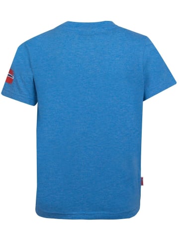 Trollkids T-Shirt "Trollfjord" in Mittelblau