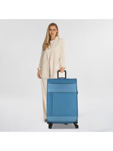 Jump Monthélys 4 Rollen Trolley 78 cm mit Dehnfalte in blue